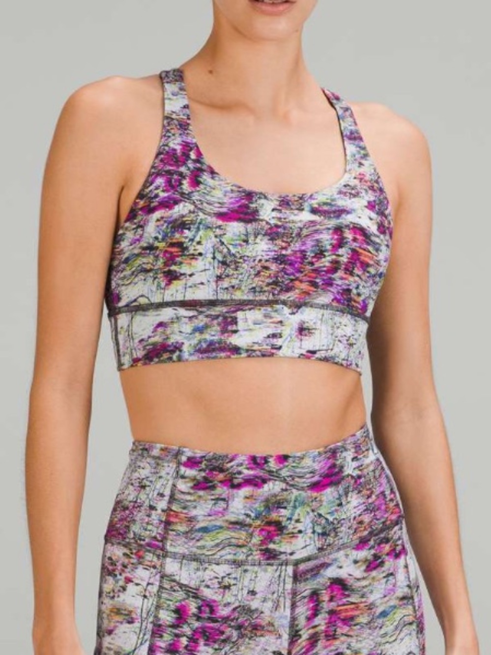 Lululemon SeaWheeze Energy Longline Bra *Medium Support, B-D Cups Size 8